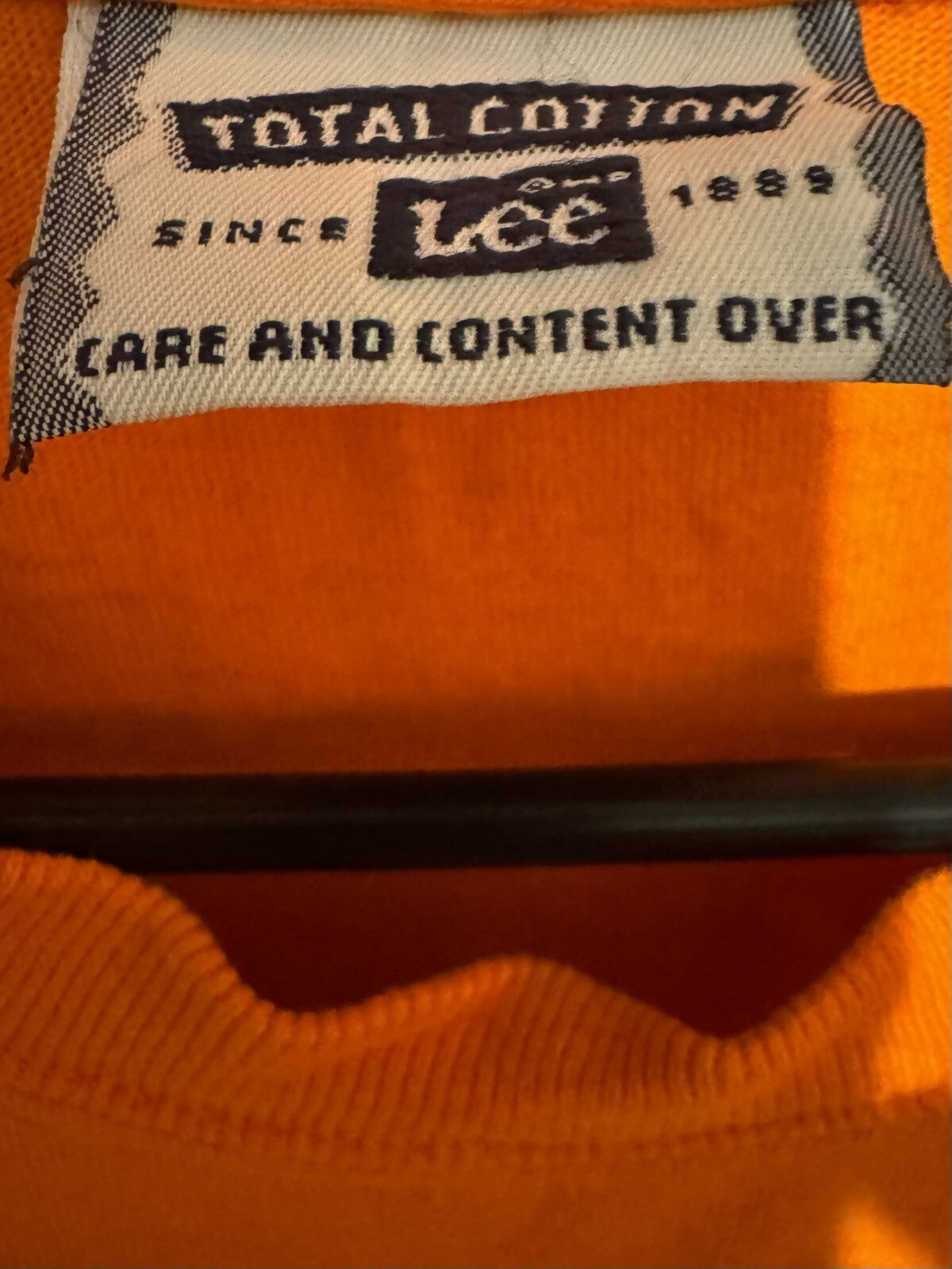 Syracuse Orangemen Logo Tee Men's L (?) Orange