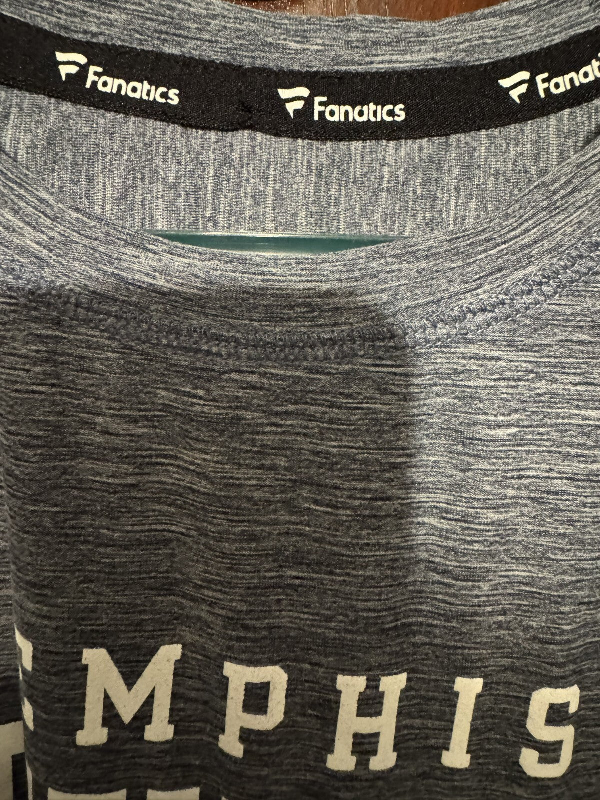 Memphis Grizzlies Blue S/S Tee Fanatics Men's sz L