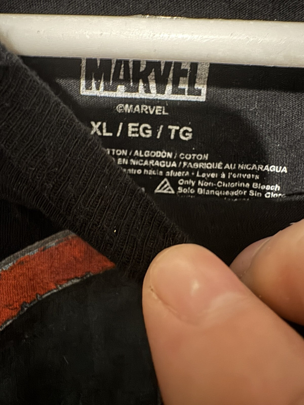 Deadpool & Wolverine Marvel S/S Tee shirt Men's Sz XL Black