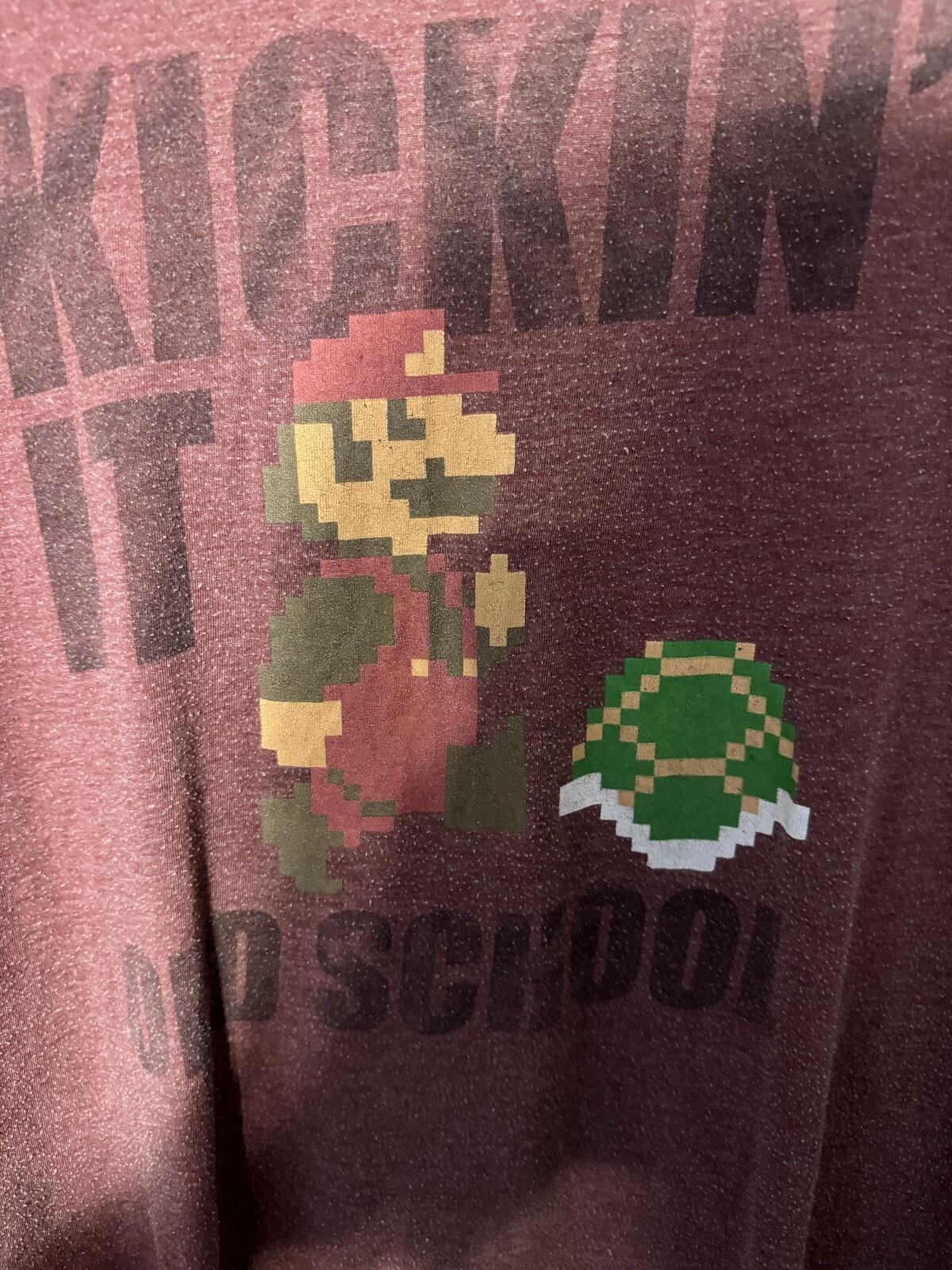 Super Mario Brothers T-Shirt Men's Size XL Red