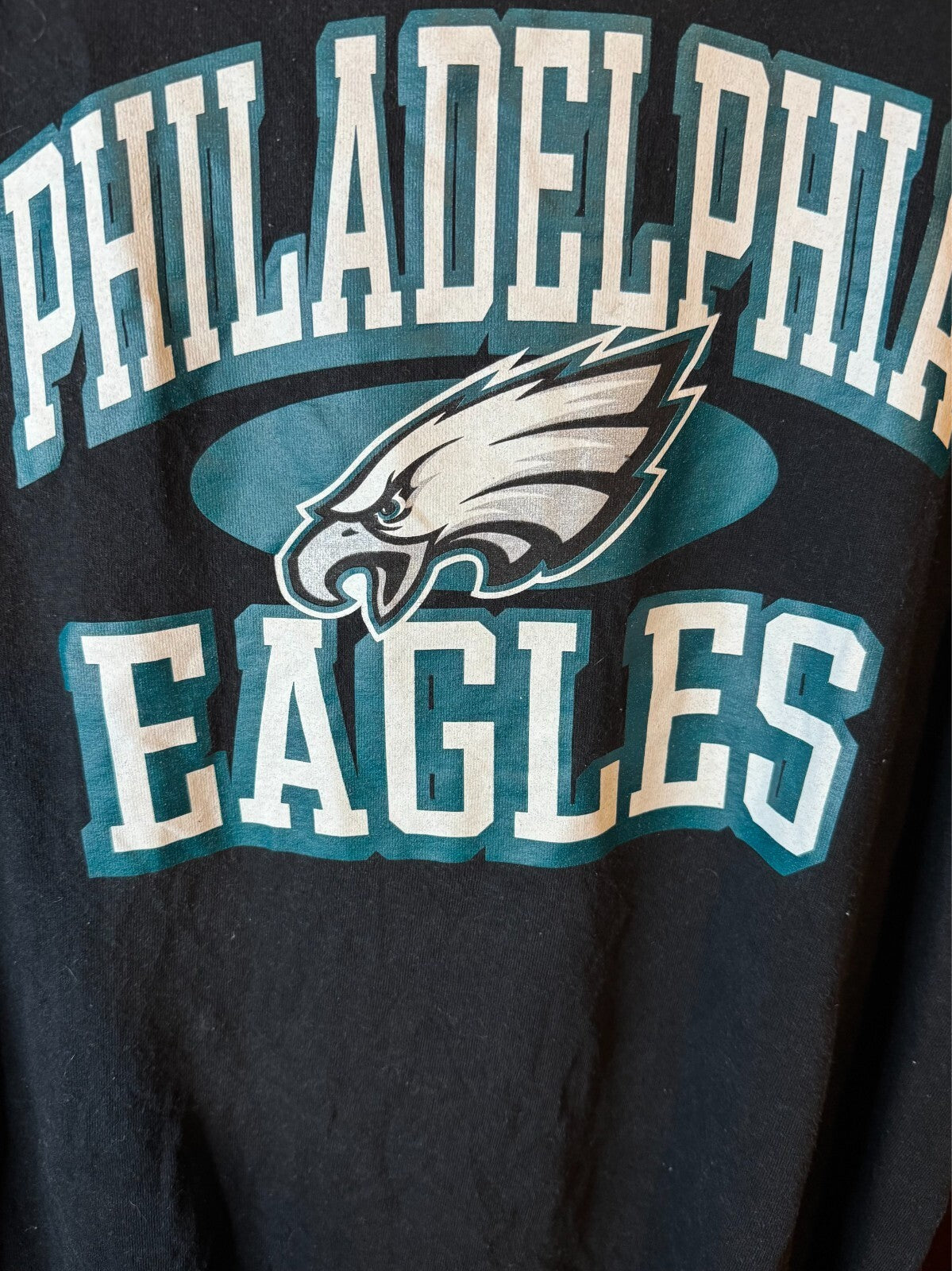 Philadelphia Eagles S/S T-Shirt Black Men Sz L