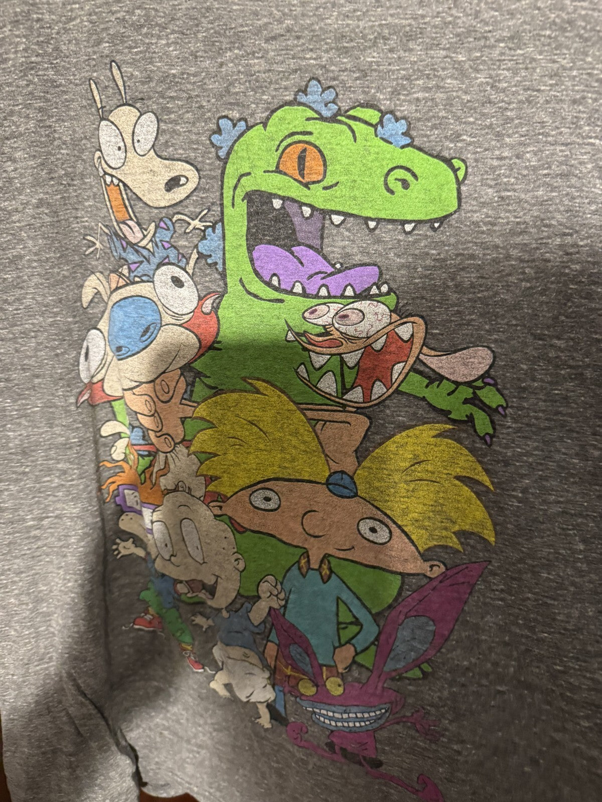Nickelodeon T-Shirt Men Size XL ? Gray Rugrats