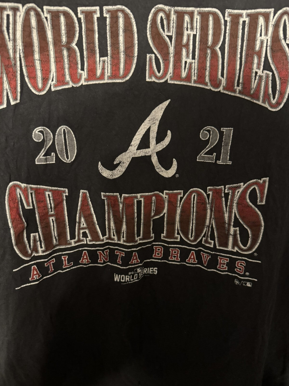 Atlanta Braves 2021 World Series Champs '47 T-Shirt Men's Sz L Blue