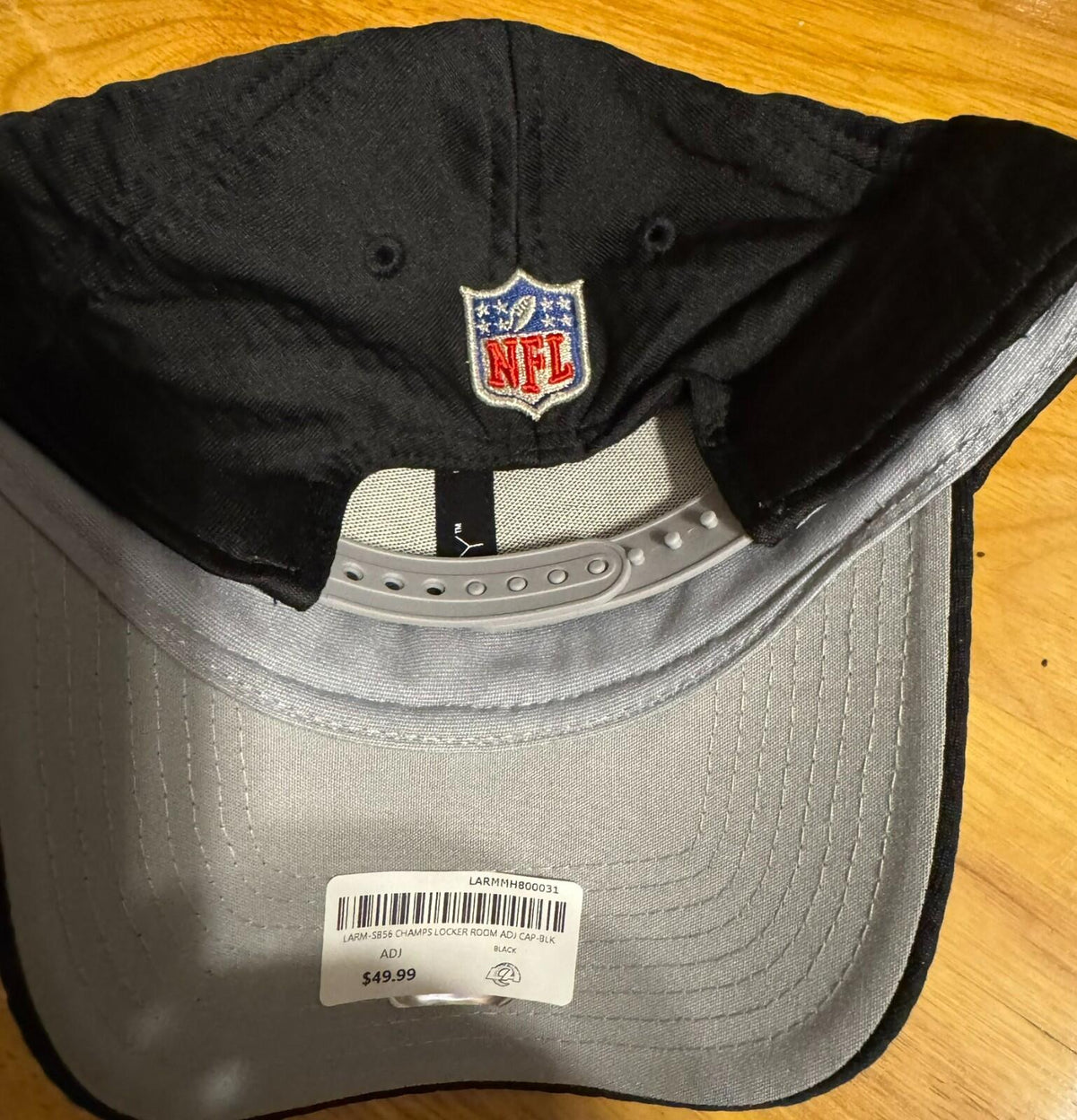 Los Angeles Rams Super Bowl LVI Champs New Era Hat Sz OSFA Black NEW WITH TAGS