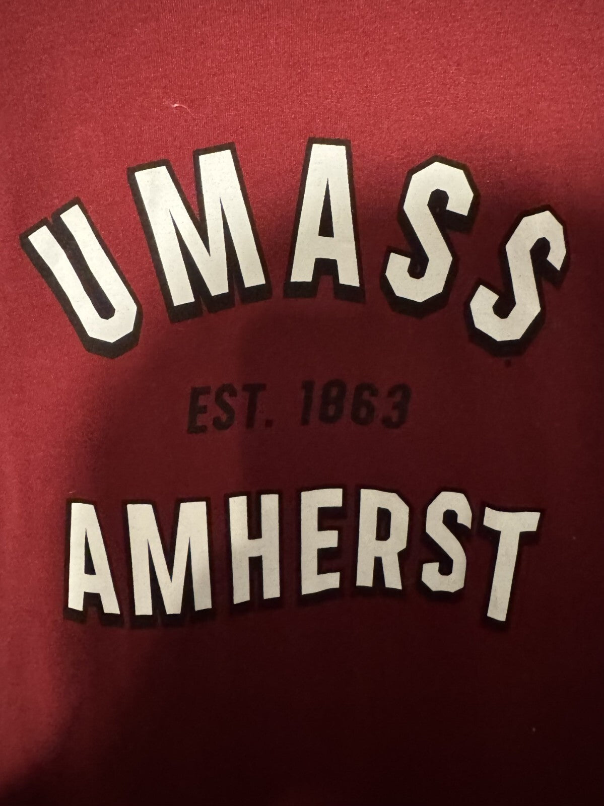 UMass Amherst Minutemen Adidas S/S T-shirt Men M Red