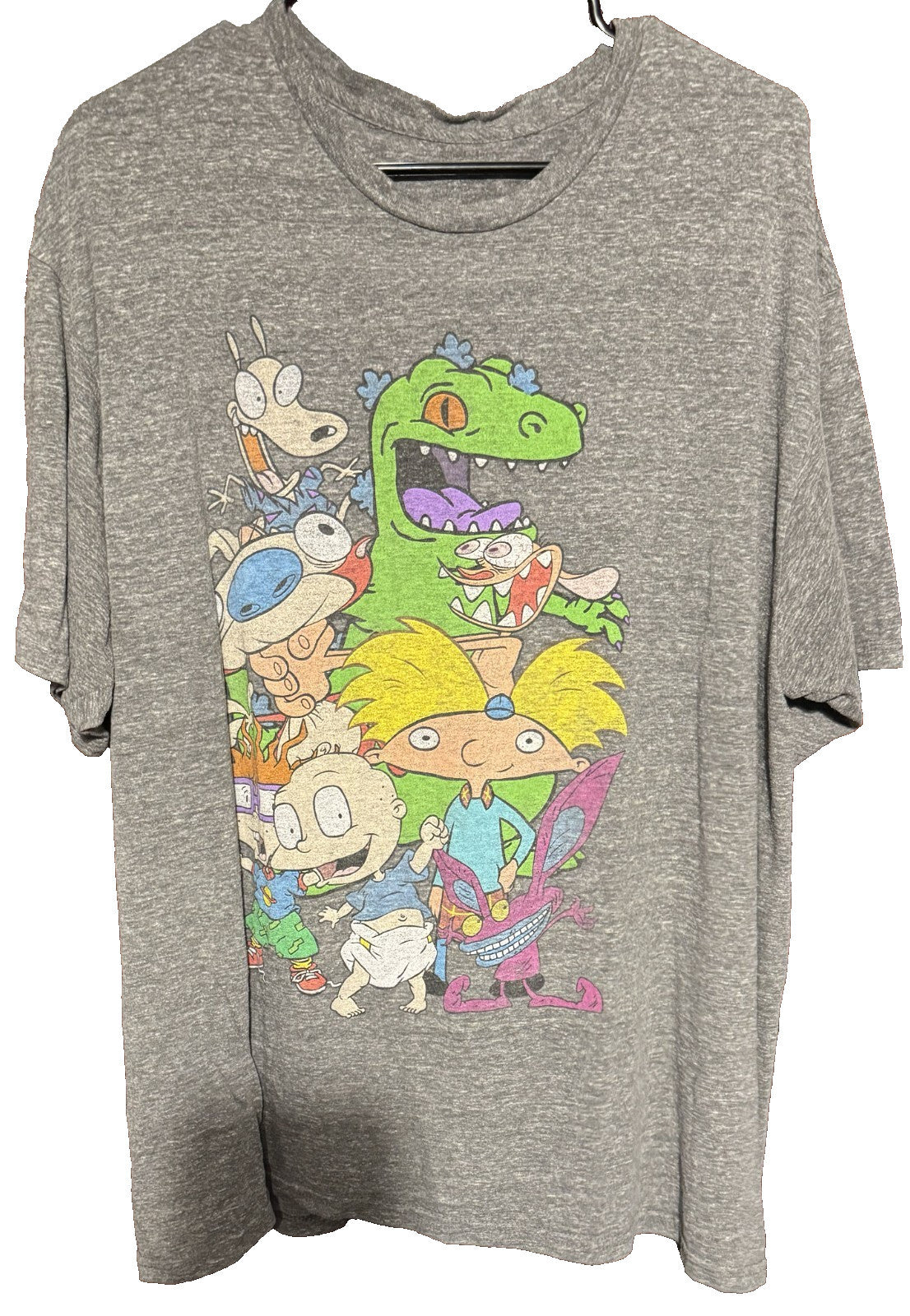 Nickelodeon T-Shirt Men Size XL ? Gray Rugrats