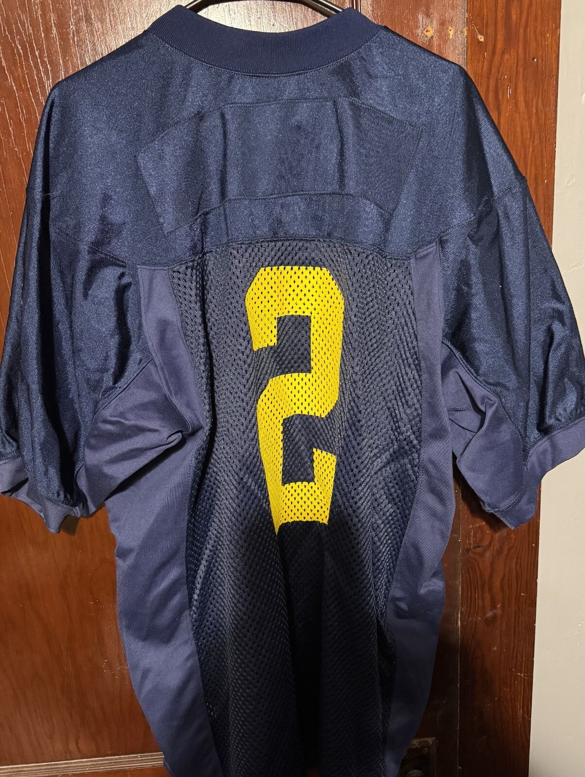 Michigan Wolverines Vintage Nike #2 Jersey Size XXL Blue