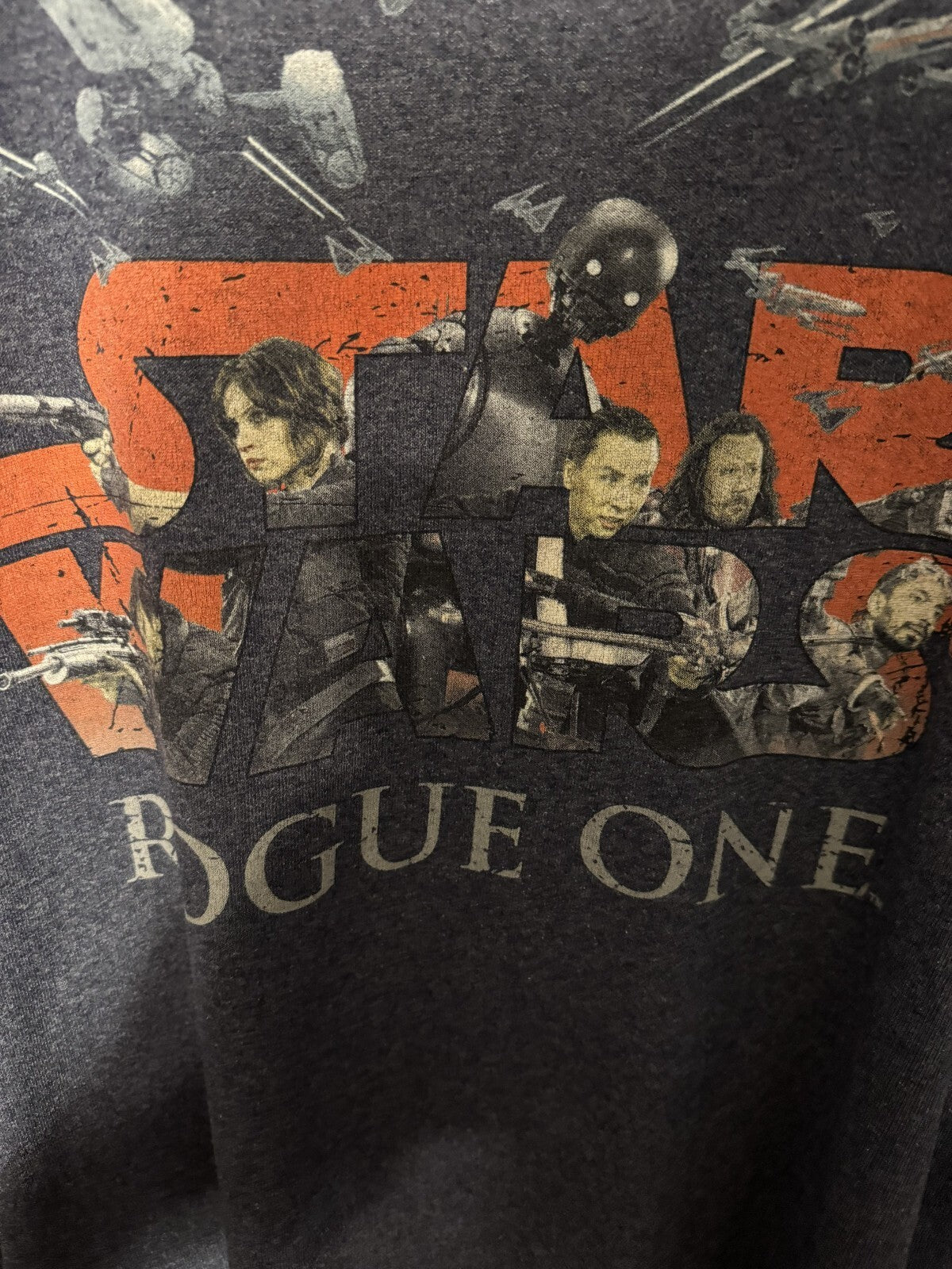Star Wars Rogue One T Shirt Men's Size XL Blue