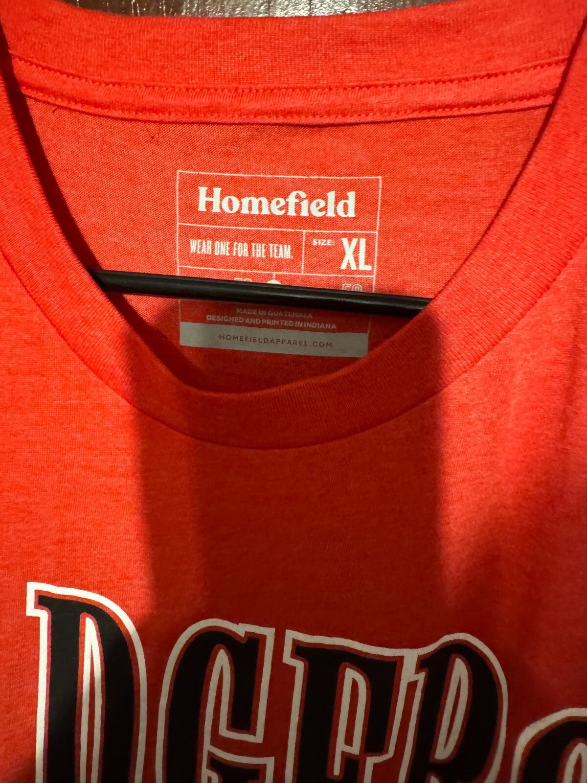 Wisconsin Badgers S/S T-Shirt Men Sz XL Red