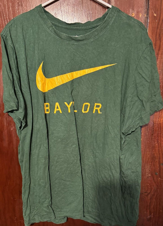 Baylor Bears T-Shirt Green NCAA Nike Men's Size XL
