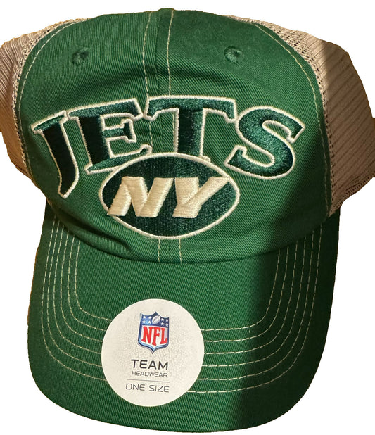 New York Jets Adjustable Trucker Hat NEW WITH TAGS Green
