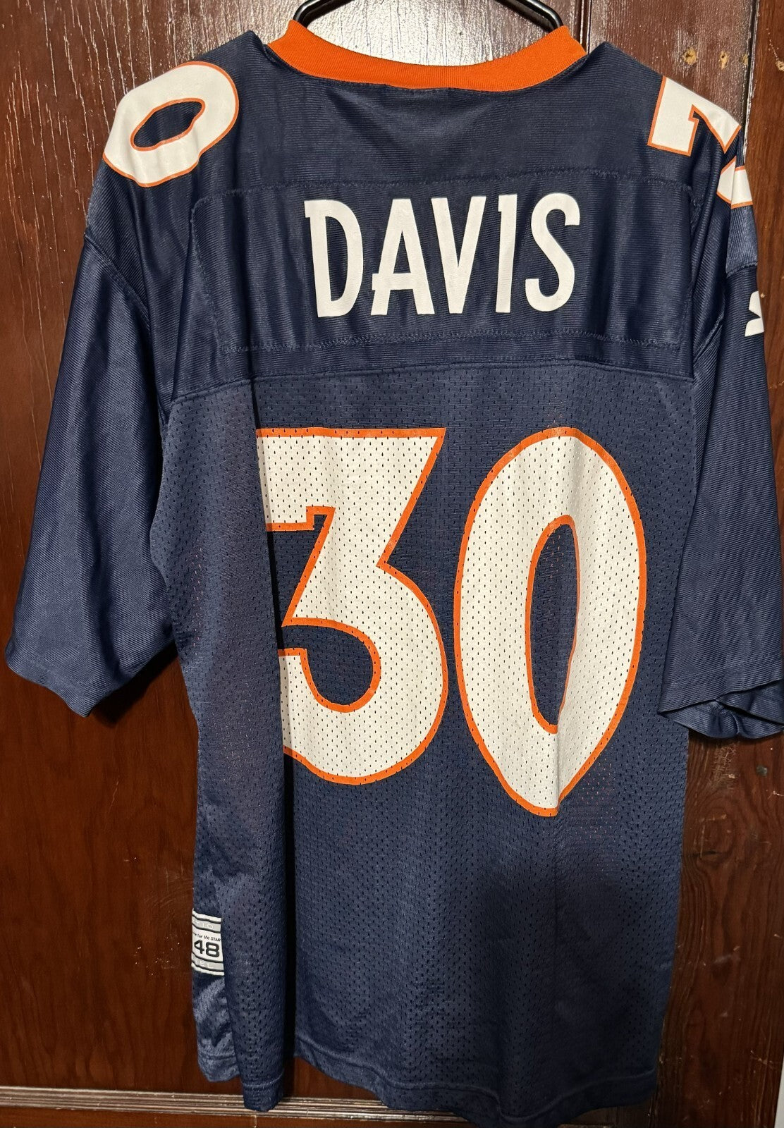 Denver Broncos Vintage Starter Terrell Davis #30 Jersey Men’s Sz L Blue